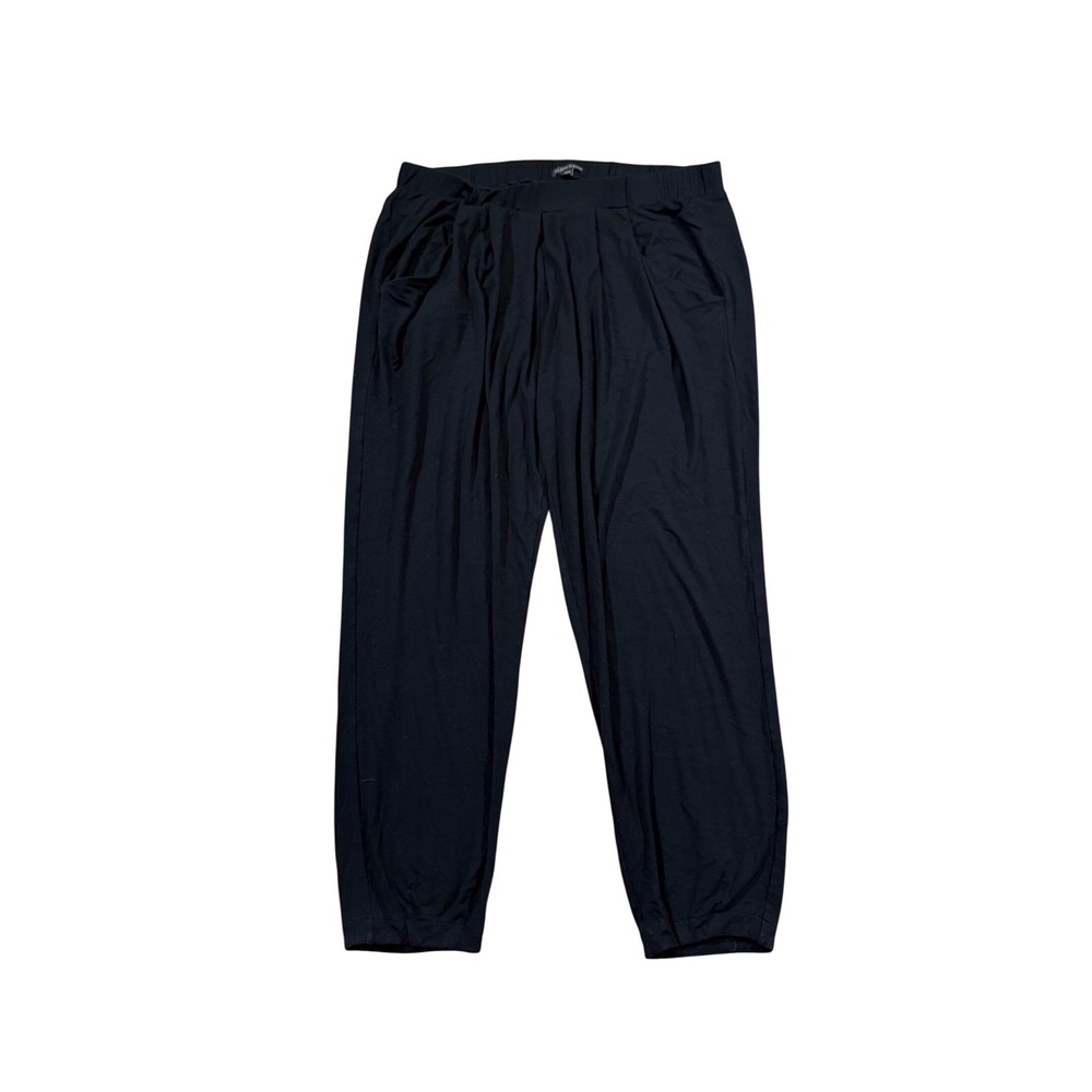 Eileen Fisher Harem Pants‎ Black Knit Relaxed Lagenlook Tapered Minimalist M